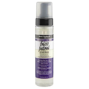 Aunt Jackie's Grapeseed Style & Shine Recipes FRIZZ PATROL Anti-Poof Twist & Curl Setting Mousse 244 ml
