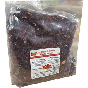 African Beauty Red Hibiscus Flowers 500 g
