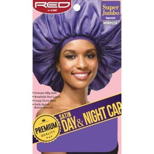 RED BY KISS SATIN DAY NIGHT CAP SUPER JUMBO HDNP02A