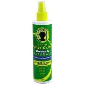 Jamaican Mango And Lime Throback Naturals Comb It or Knot Softner Spray 