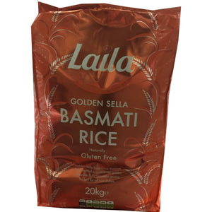 Laila Golden Sella Basmati Rice Gluten Free 20 kg