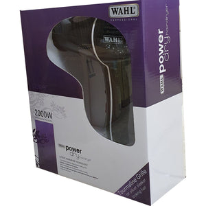 WAHL 2000W Power Dry Professional Hairdryer Black