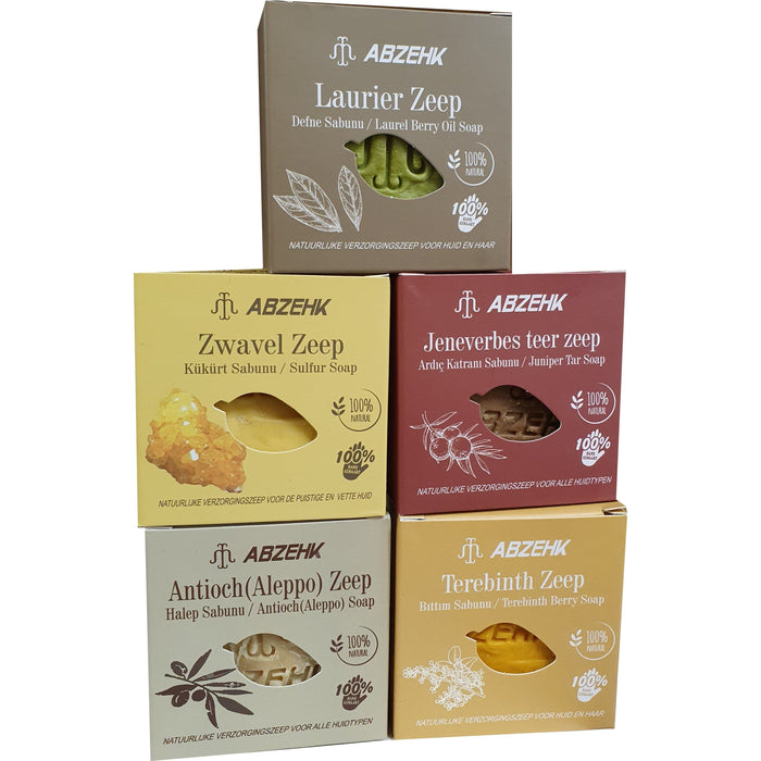 ABZEHK Pure Natural Soap Set 5 pieces