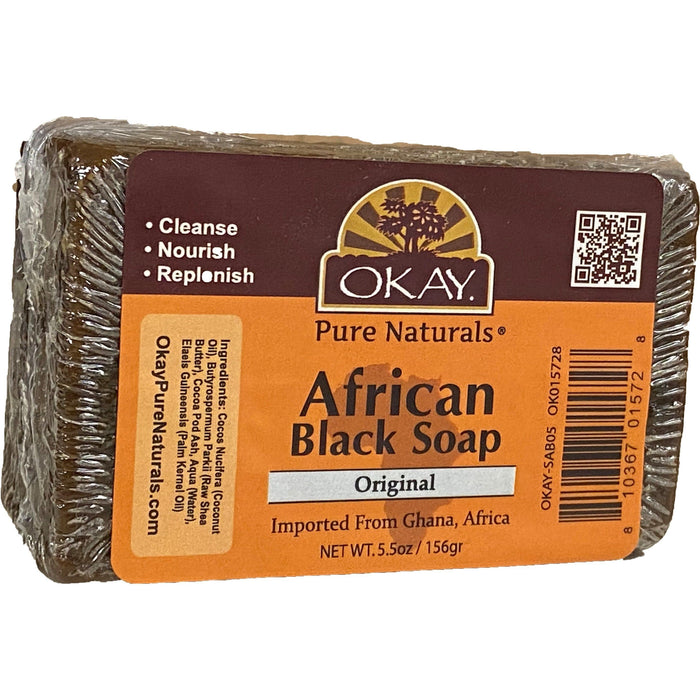 African Black Soap - OKAY Pure Naturals African Black Soap 156 g