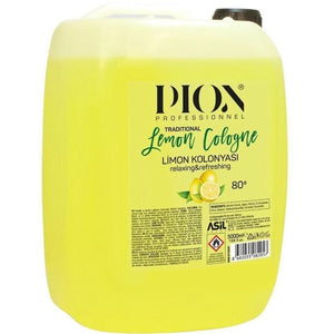 Pion Traditional Lemon Cologne 80 %. 5 liter