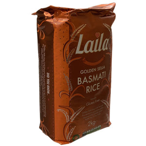 Laila Golden Sella Basmati Rice 2 kg