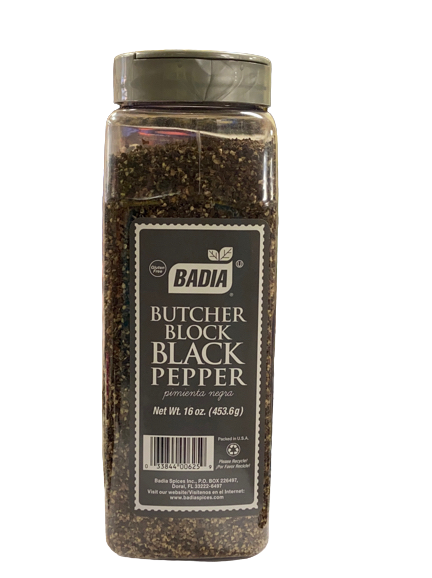 Badia Butcher Block Black Pepper 453,6 g