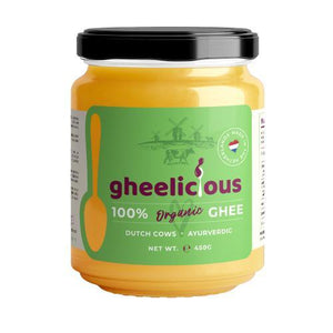 Gheelicous 100% Organic Dutch Cow Ghee 450 g