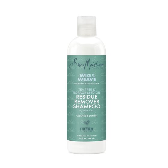 Shea Moisture Wig and Weave Tea Tree & Borage Seed Oil Residue Remover Shampoo 334 ml